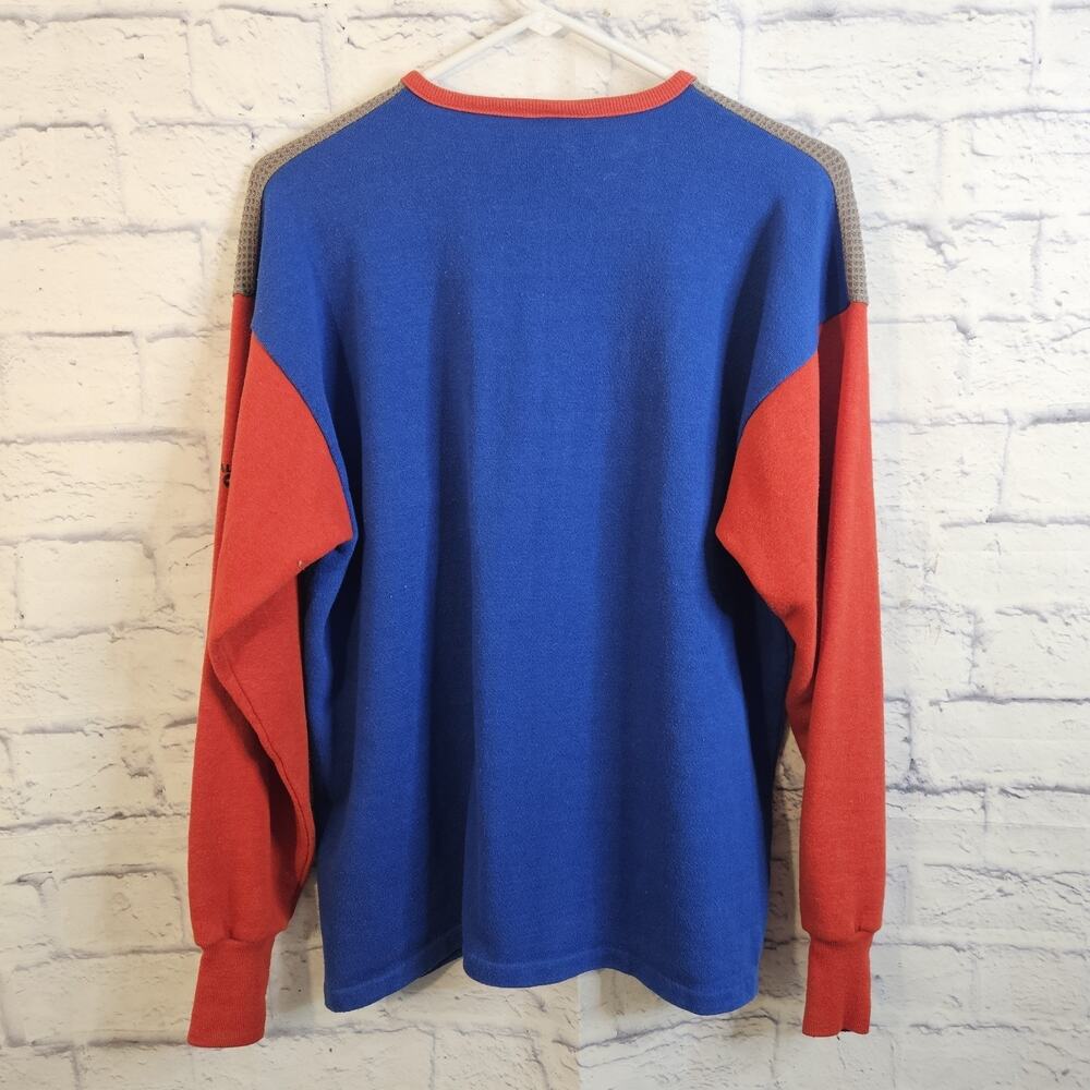 Vintage Spalding Sweatshirt Mens XL Colorblock Crew Neck Active - Picture 3 of 4